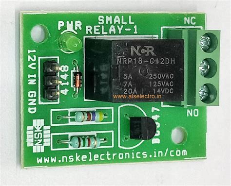 1CH 12V Relay Module | Saravana Electronics