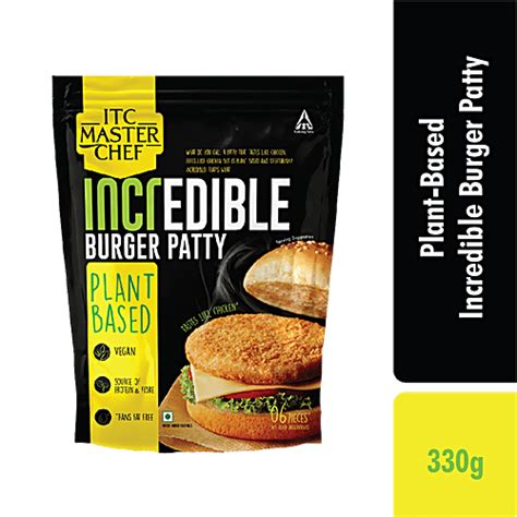 Buy ITC Master Chef Incredible Plant Based Burger Patty - Source Of ...