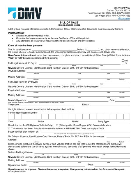 Ne Dmv Bill Of Sale Form at Constance Woodford blog