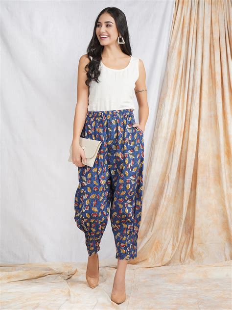 Buy Ikat Trousers for Women | Ladies Pants Online | CraftsandLooms ...