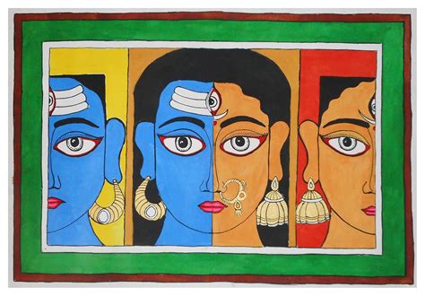Rkc Ardha Nari Roop Lord Shiva Painting (Paper, 15 cm x 0.1 cm x 11 cm ...