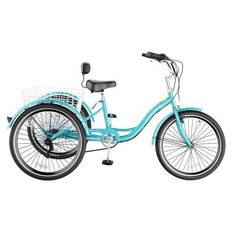 MOONCOOL Adult Tricycle Bike, 7 Speed 24 & 26-Inch India | Ubuy