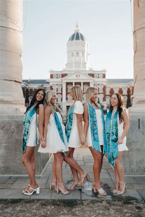Mizzou Sorority Graduation Pictures in 2025 | Cap and gown pictures ...