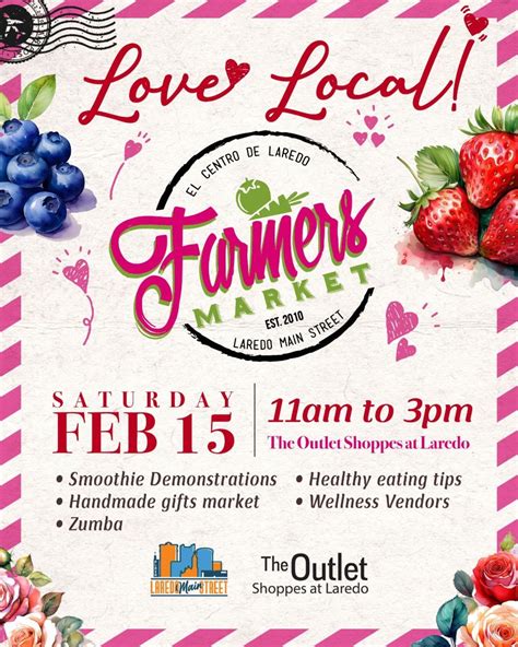 Support Local at El Centro de Laredo Farmers Market!, The Outlet ...