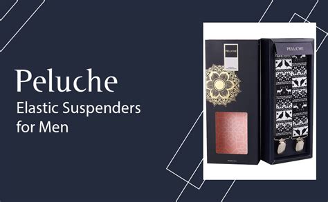 Buy Peluche Fauna Black Coloured 3.5cm Strap Width Elastic Suspenders ...