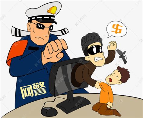 网警打击网络黑客素材图片免费下载-千库网