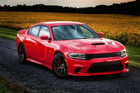 Red Dodge Charger Hellcat