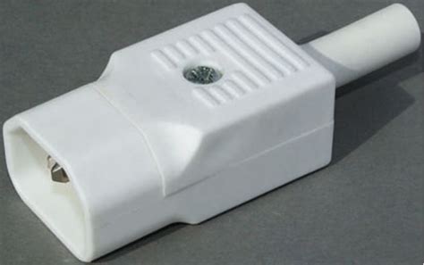 PX0686/WH Bulgin | Bulgin C14 Cable Mount IEC Connector Male, 10A, 250 ...