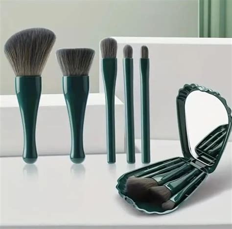 LORD LUCIFER Travel Makeup brushes Set,5pcs Mini Complete Function ...