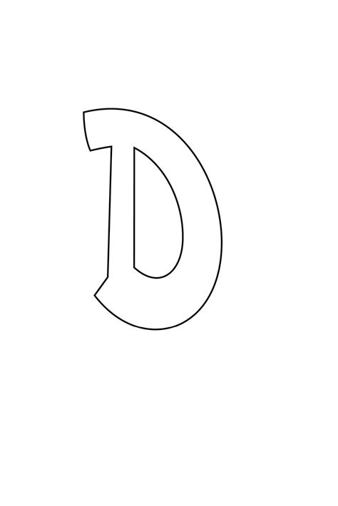 D In Bubble Letters Vector 3D Illustration Of English Letter D In