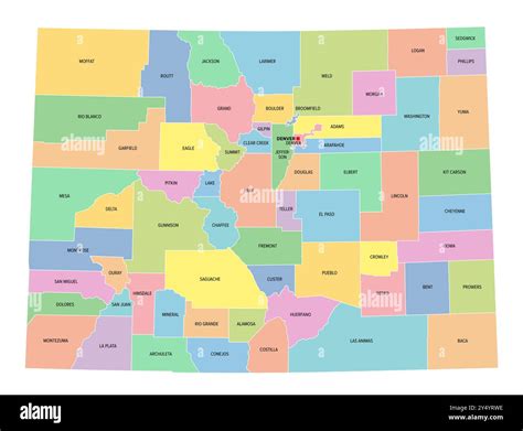 County Maps Colorado