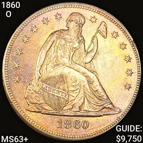 1860-O Seated Liberty Dollar CHOICE BU + (#201591) on Jan 07, 2023 ...