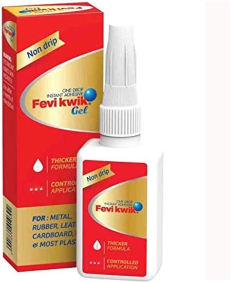 Pidilite Multi-Purpose Fevikwik Gel One Drop Instant Adhesive (20g ...