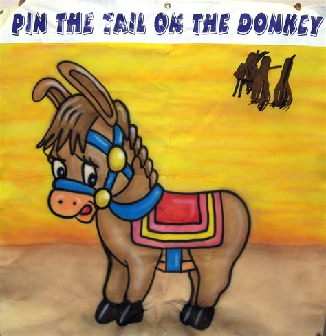 Pin the Tail on the Donkey — Fun and Game Party