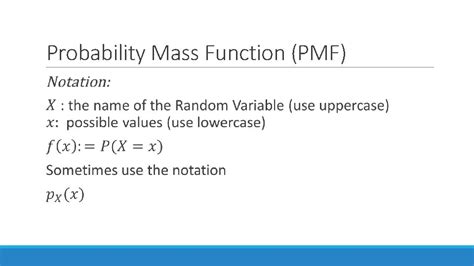 Image result for PMF Probability Theory