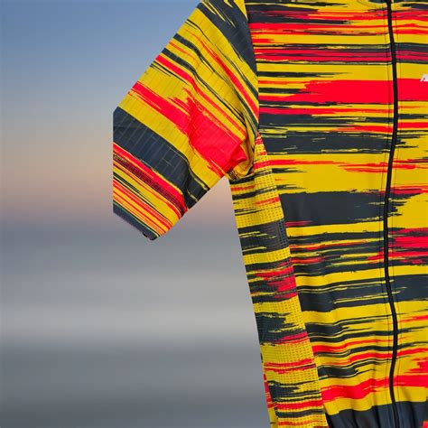 Flare Men’s Racefit Power Dry Cycling Jersey High Quality sleeves feat ...