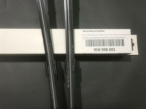 Genuine OEM Front Windshield Wiper Blades For 2019-2024 Porsche Cayenne 9YA 9YB | eBay