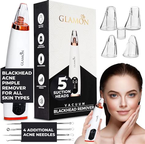 Amazon.com: Glamon Blackhead Remover Pore Vacuum - Blackhead Remover ...