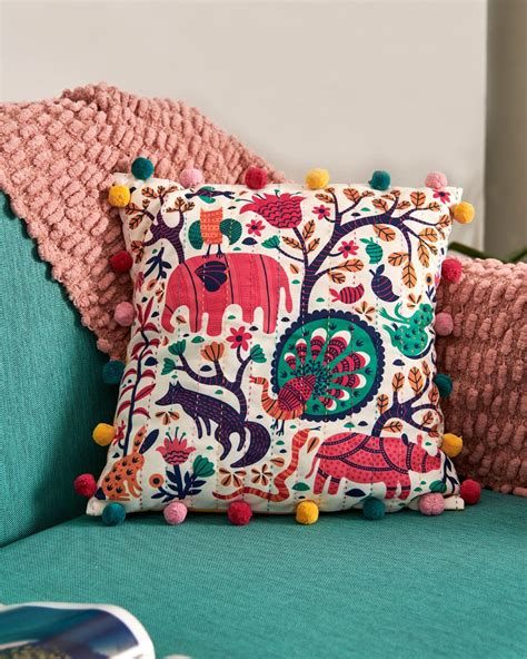 Sundarbans 16" Gondh Cushion Cover