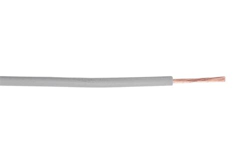 RS PRO | RS PRO Grey 1mm² Hook Up Wire, 17 AWG, 100m, PVC Insulation ...