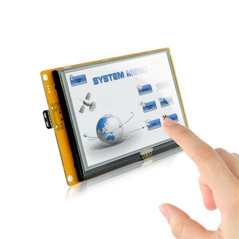5 Inch HMI Smart TFT LCD Module with Controller + Program + Touch ...