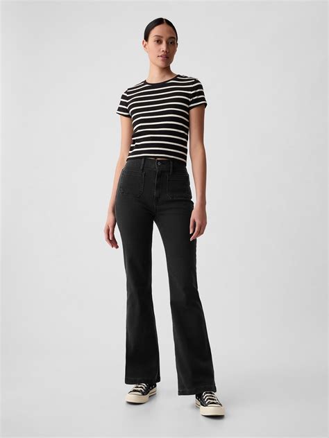 High Rise '70s Flare Jeans | Gap