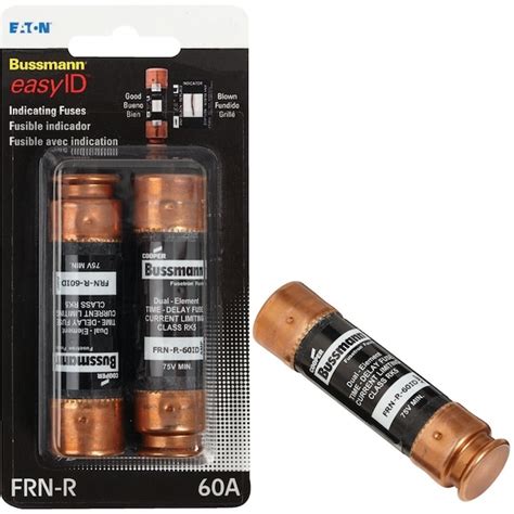 Eaton Bussmann 60A FRN-R Cartridge Hvy Dty Time Delay Cartridge Fuse ...