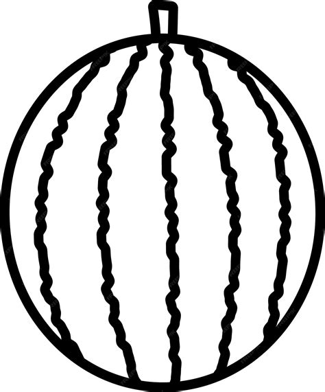 Outline Of Watermelon