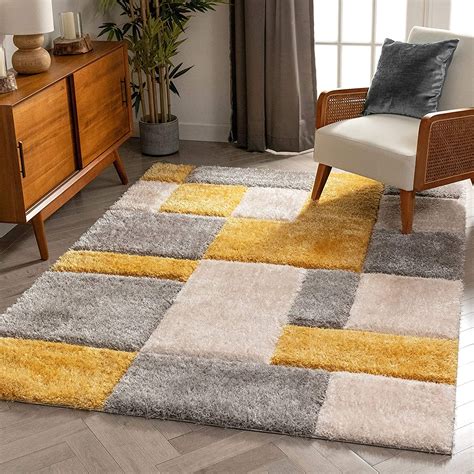 Buy AYAZ CARPET Super Soft Rectangular Carpet For Living Room Anti Skid ...