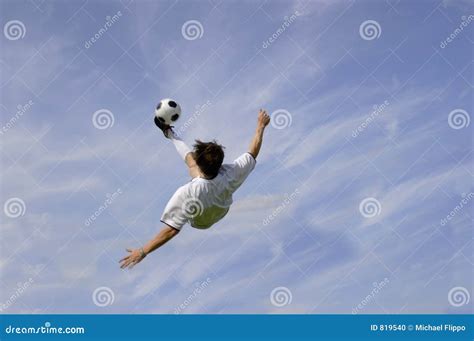Football - Soccer - Bicycle Kick Stock Photo - Image of foot, soccer ...