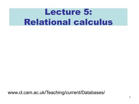 Image result for Relational Calculus Examples