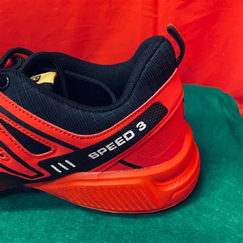 Keep Running Speed 3 Mens Size 47 Black / Red Running Shoes(s)