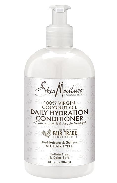 Shea Moisture 100% Virgin Coconut Oil Daily Hydration Conditioner, Pack ...