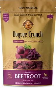 Dogsee Chew Crunch Betroot|100% Natural|Freeze Dried Vegetable Dog ...