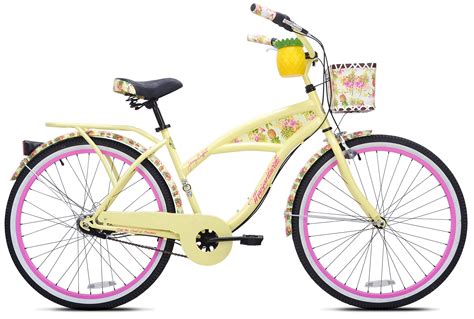 Kent 26" Margaritaville Women's 3-Speed Cruiser Bike, Yellow - Walmart ...