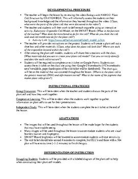 Image result for Plant Cell Lesson