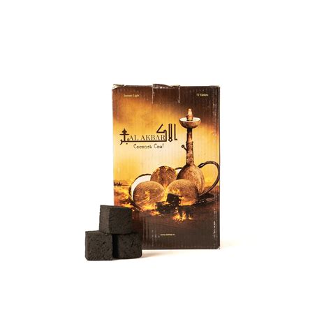 Buy Al Akbar Hookah Coconut Coal - 1kg (72 Pcs.) – shopdop.in