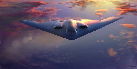 HD Wallpaper of the Northrop Grumman B-2 Spirit Bomber