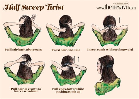 10 Easy Hairstyles For Girls (Under 3 Mins) That Works | Nesavu.com ...