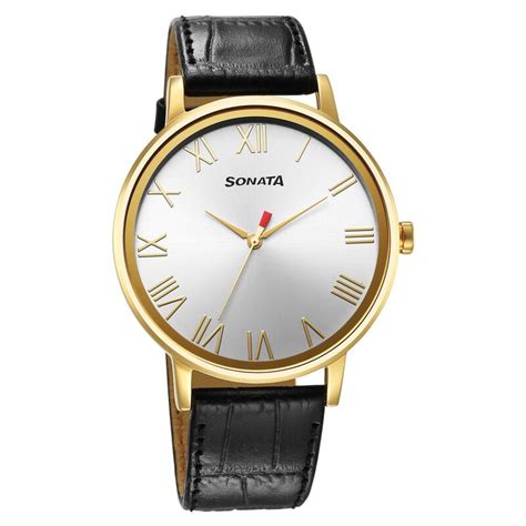 Buy Online Sonata Utsav Quartz Analog Silver Dial Watch for Men ...
