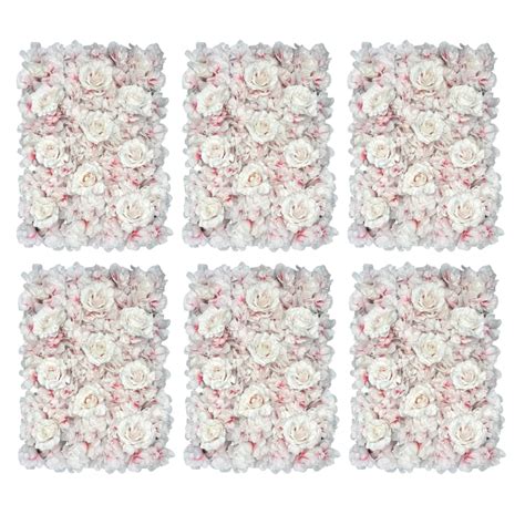 Buy Blush Blooms Decor Flower Panels for Flower Wall (6 Pack) 24 Inch ...
