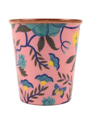 Buy Chumbak Tropical Lilies Copper Tumbler - Large Online