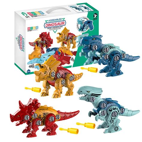 Dorakitten Dinosaur Building Toy Realistic Developmental Funny Dinosaur ...