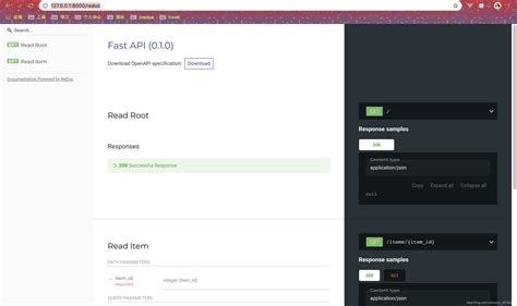 Fast API Tutorial 的图像结果