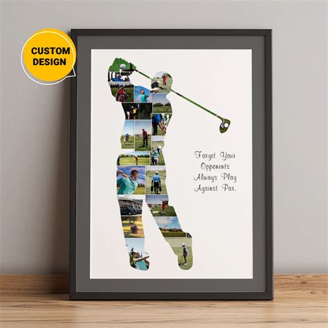 Order & Send Fathers Day Custom Golf Photo Collage Gift Online ...