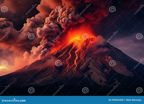 Image result for Exploding Volcano Landscape Simple