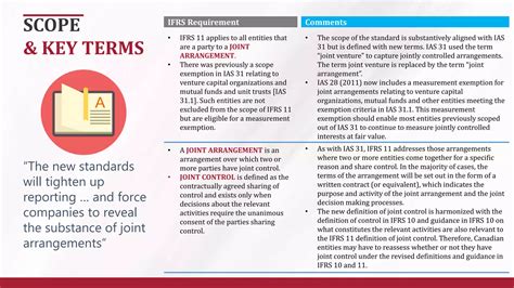IFRS 11 Joint Arrangements | PPTX