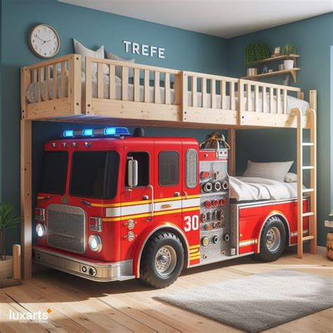 Childs Fire Truck Bed: Building a Sleep Haven with Playful Firefighter ...