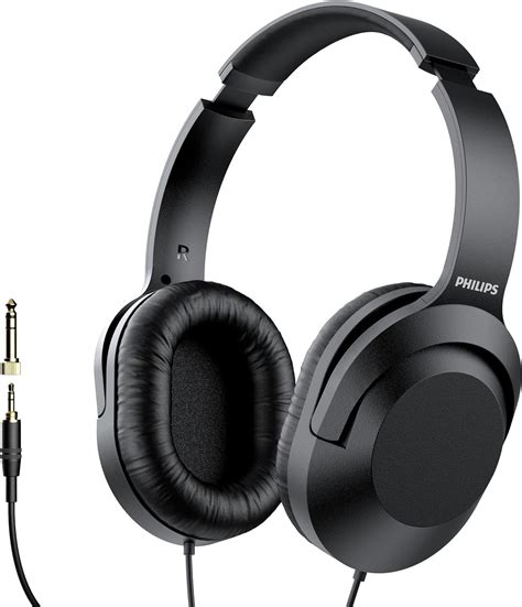 Philips SHP2000 Wired Over-Ear Stereo Headphones with Long Cable & 6 ...