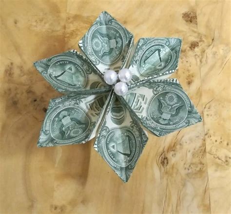 Origami Flower Dollar Bill How To Make A Money Origami Flower For Leis